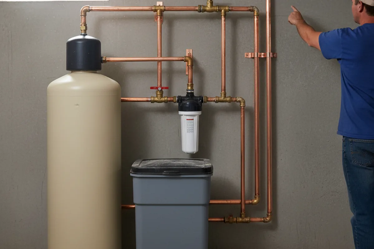 Whole-house water treatment system installed in Edwardsport